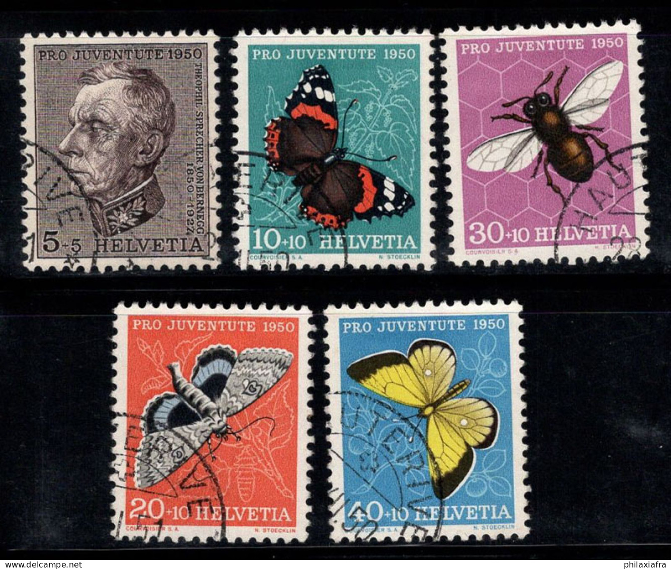 Suisse 1948 Mi. 550-554 Oblitéré 100% Pro Juventute, Papillons - Used Stamps