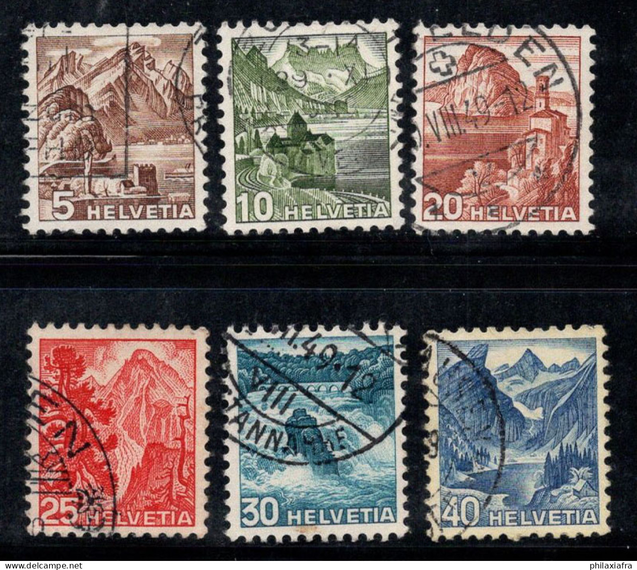Suisse 1948 Mi. 500-505 Oblitéré 100% PAYSAGES - Used Stamps