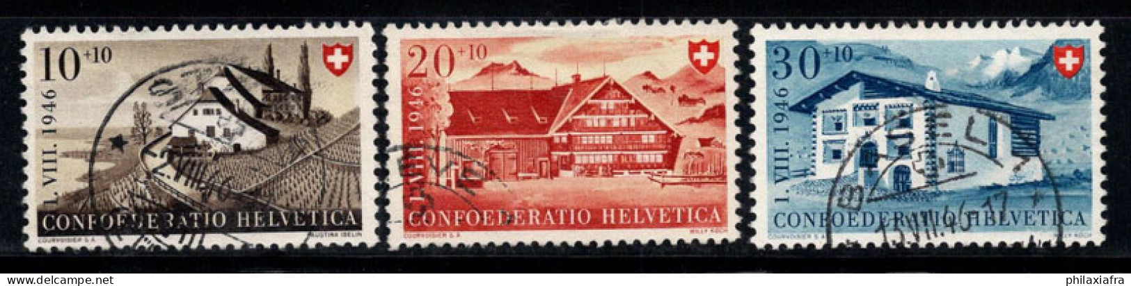 Suisse 1946 Mi. 472-474 Oblitéré 100% Pro Patria, Construction - Used Stamps