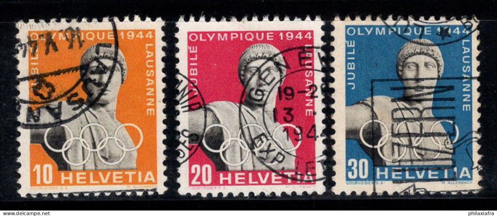 Suisse 1944 Mi. 428-430 Oblitéré 100% Jeux Olympiques - Used Stamps