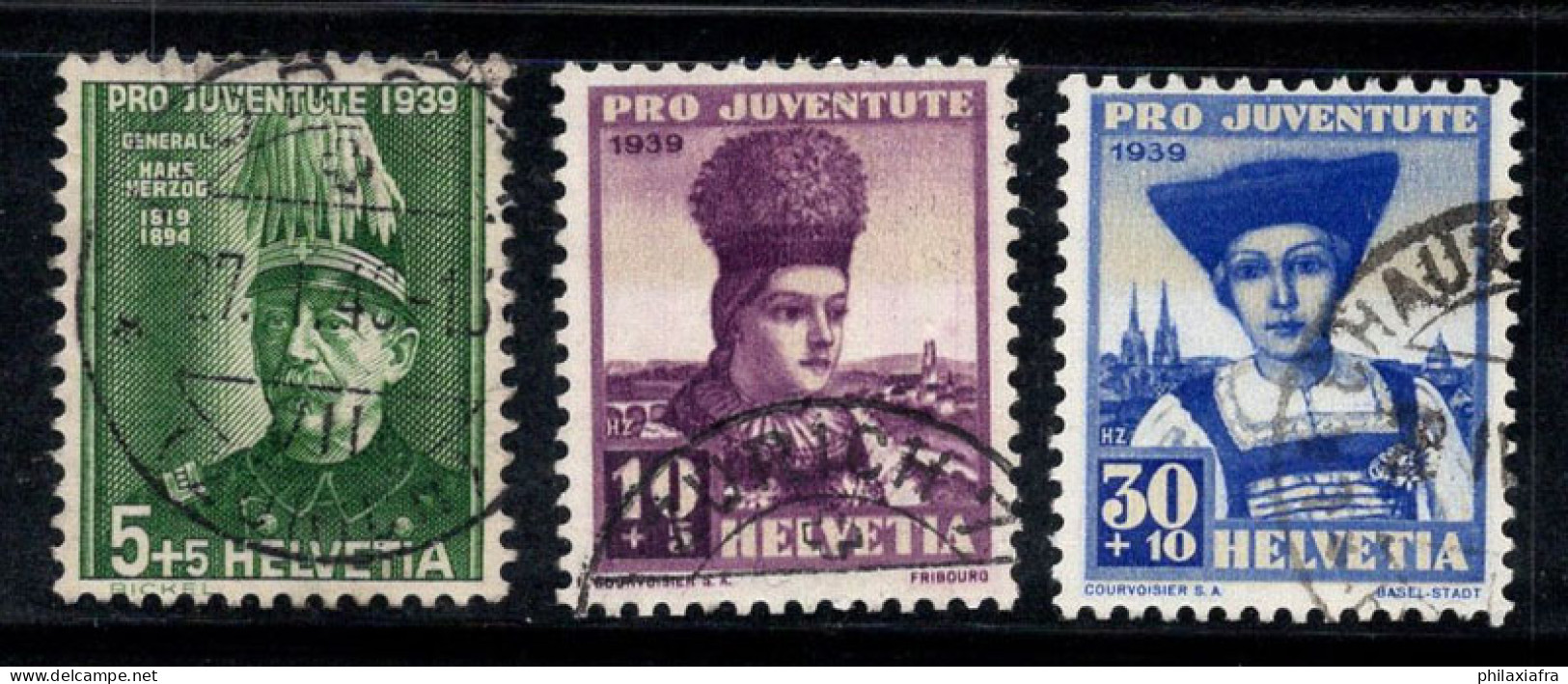 Suisse 1939 Mi. 359-360, 362 Oblitéré 100% Pro Juventute - Used Stamps