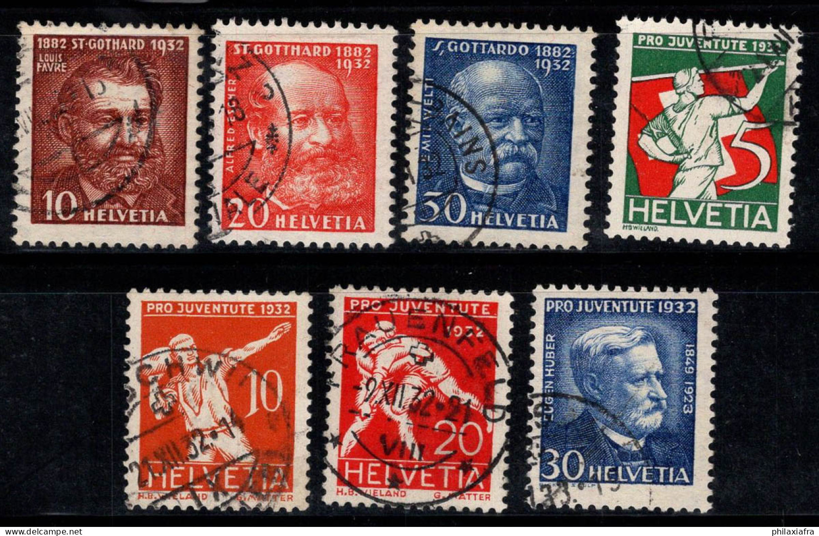 Suisse 1932 Mi. 259-265 Oblitéré 100% Célébrités, Pro Juventute - Used Stamps