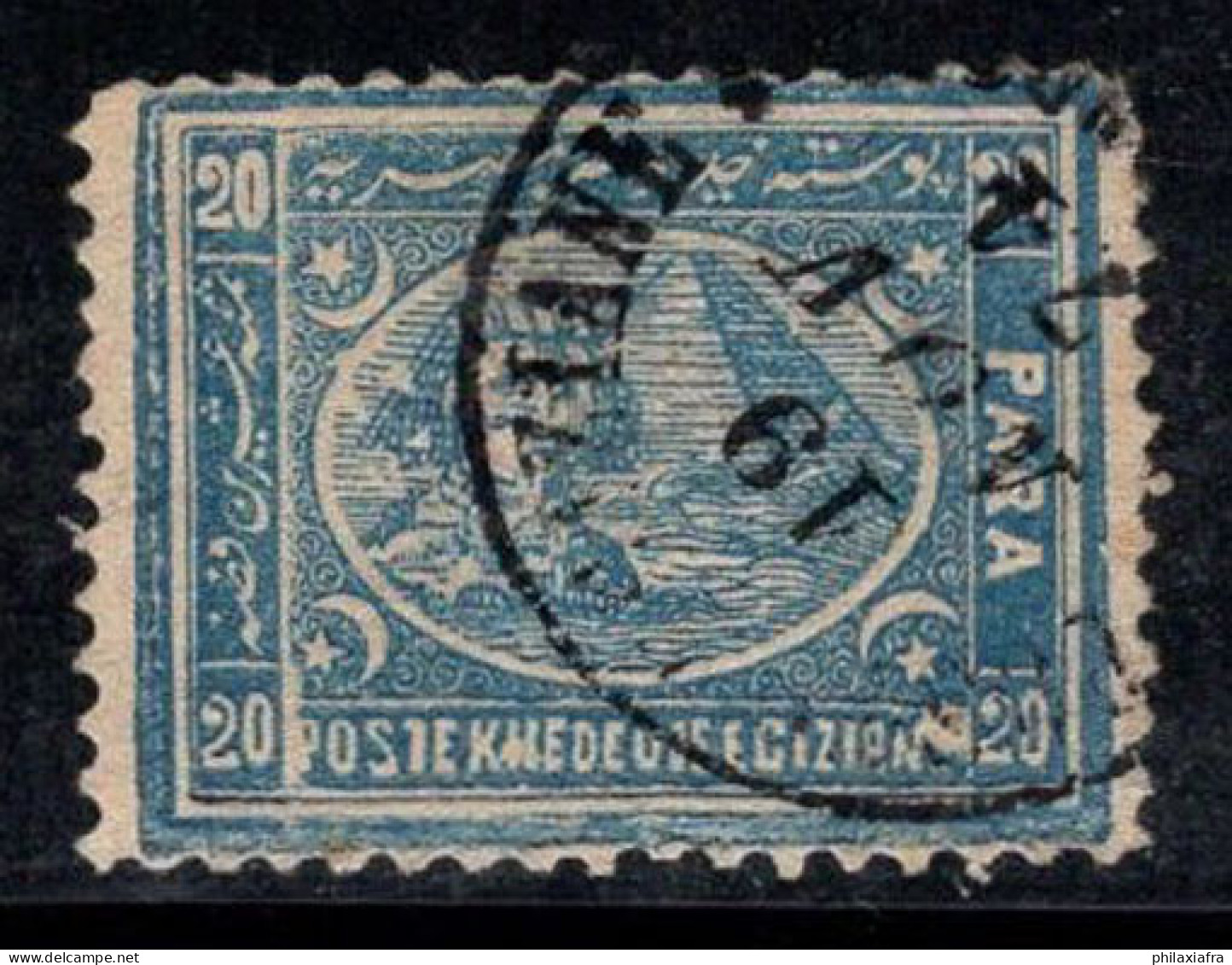 Égypte 1872 Mi. 16 X Oblitéré 20% Sphinx, Pyramide De Khéphren 20 Pa - 1866-1914 Khedivato De Egipto