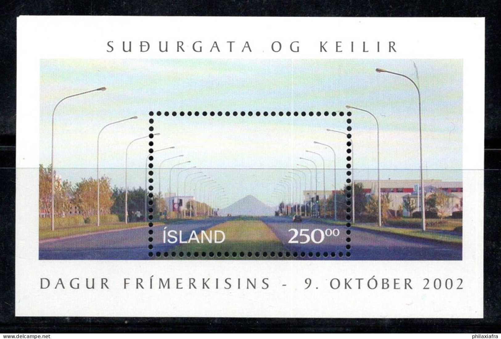 Islande 2002 Mi. Bl. 31 Bloc Feuillet 100% Neuf ** Journée Du Timbre, Paysages - Blocks & Sheetlets