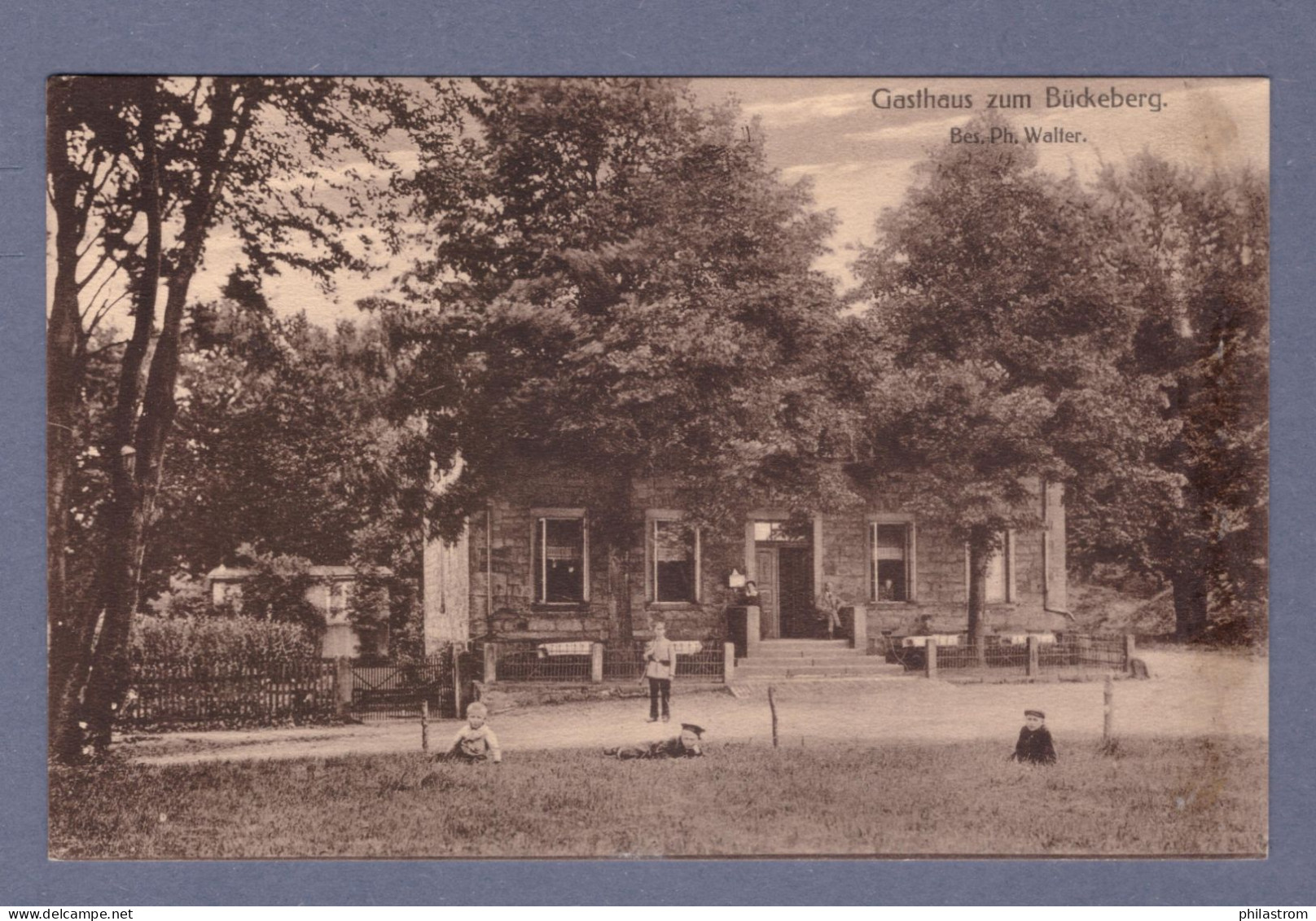 Weimar INFLA AK (Gasthaus Zum Bückeberg) Postkarte - Obekirchen Grfsch. Schaumburg 26.8.19 (CG13110-264) - Brieven En Documenten