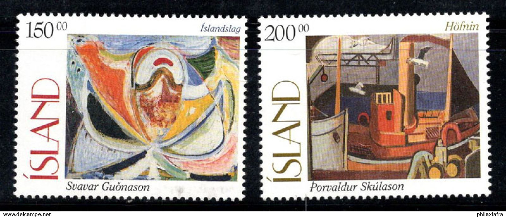 Islande 1997 Mi. 864-865 Neuf ** 100% Art, Peintures - Ungebraucht