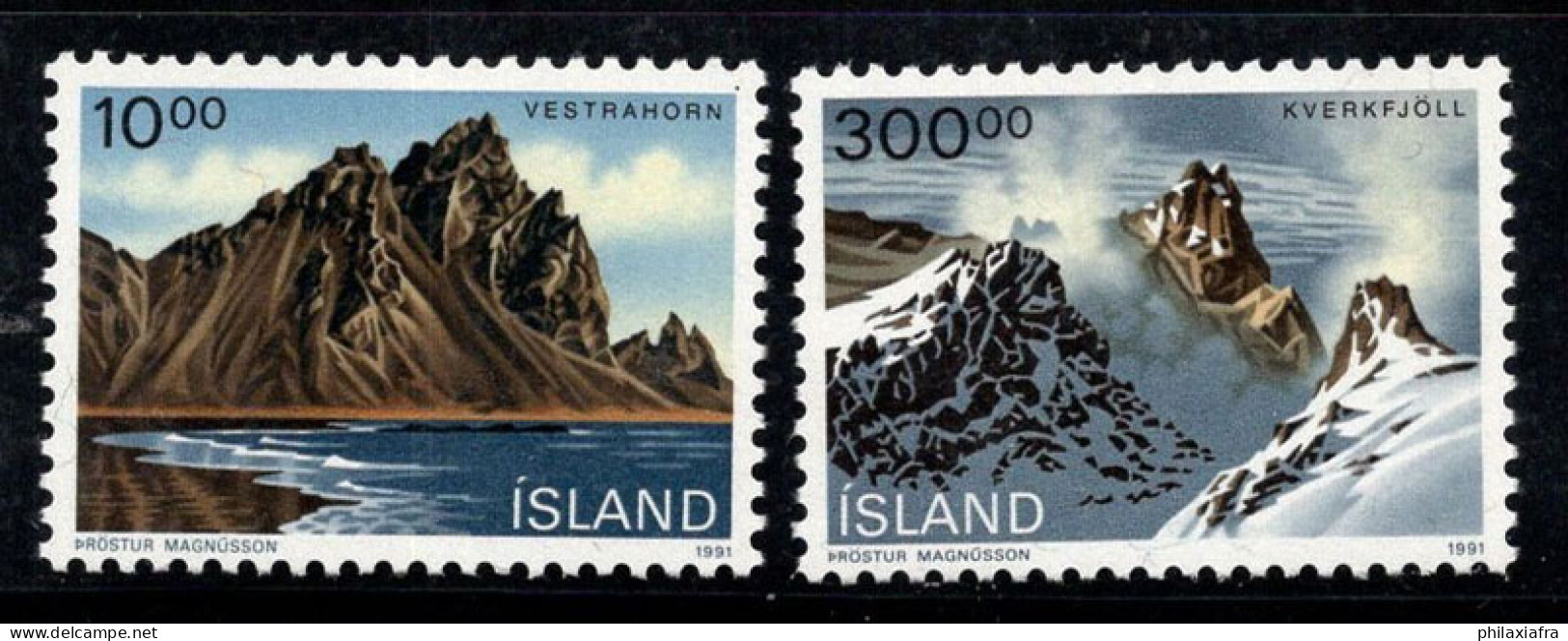 Islande 1991 Mi. 740-741 Neuf ** 100% Paysages - Unused Stamps