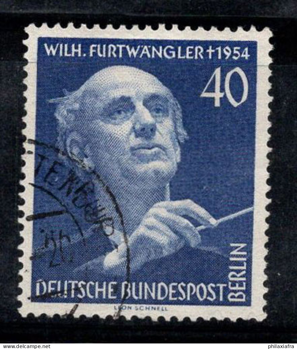 Berlin 1955 Mi. 128 Oblitéré 100% Signé BPP, Schlegel, 40 Pf, Furtwängler - Gebruikt