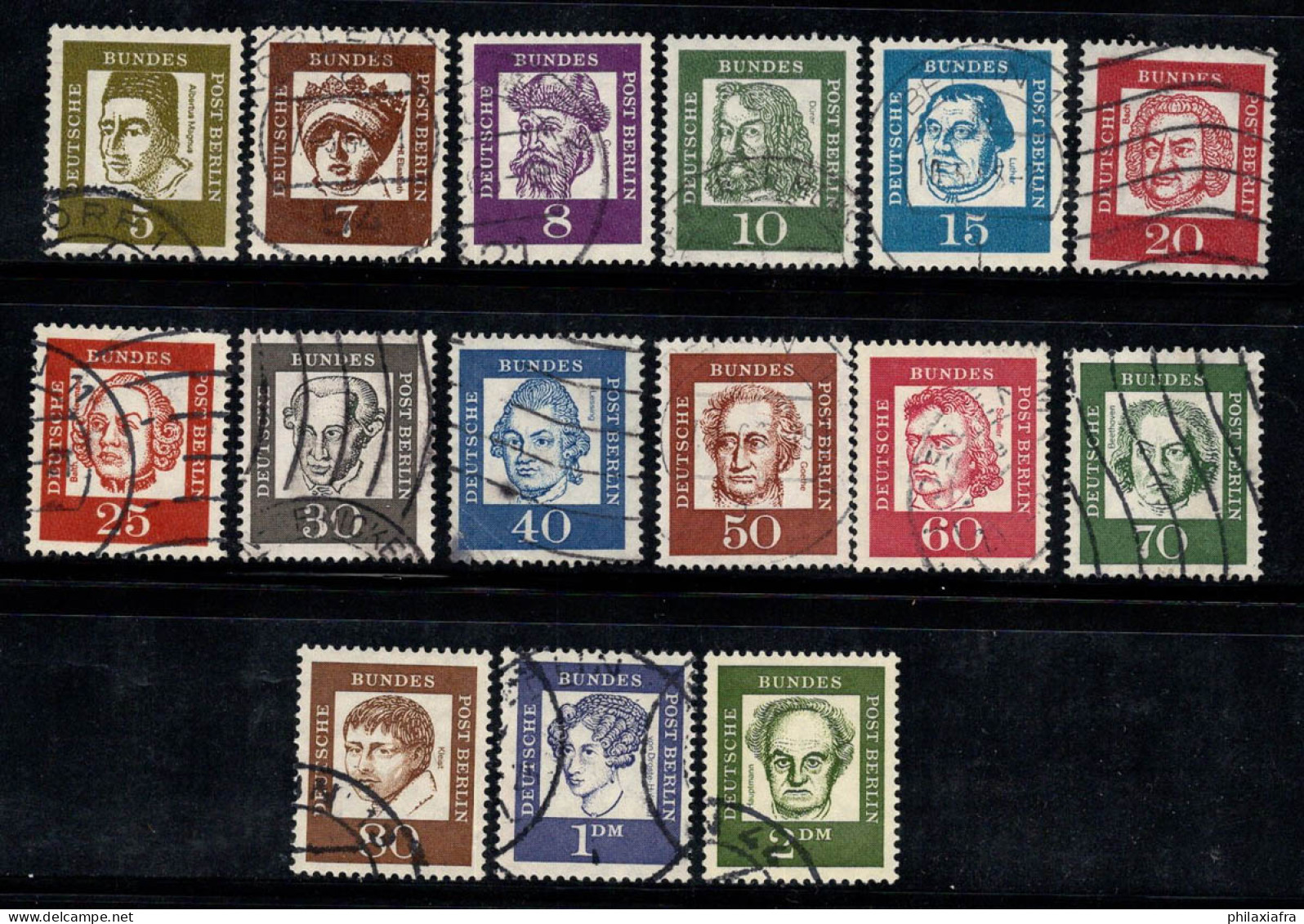 Berlin 1961 Mi. 199-213 Oblitéré 100% Débat Télévisé - Used Stamps