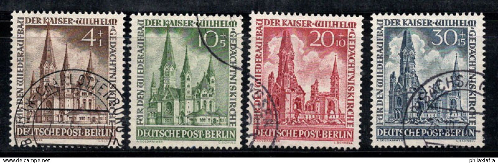 Berlin 1953 Mi. 106-109 Oblitéré 100% Église, Monuments - Used Stamps