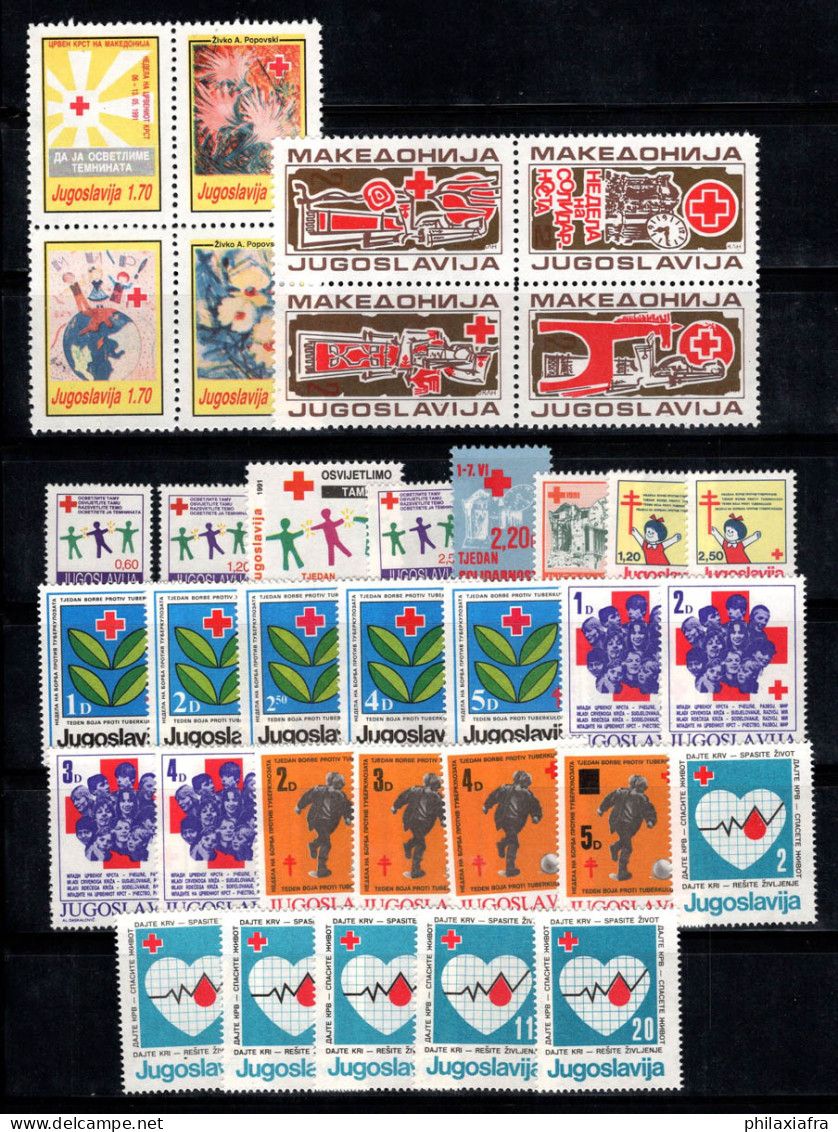 Yougoslavie 1984-91 Neuf ** 100% Croix-Rouge, Tuberculose - Charity Issues