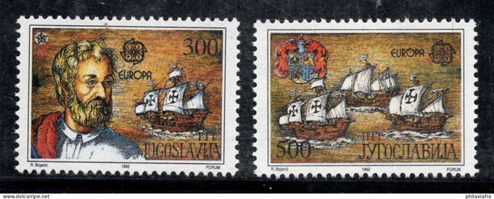 Yougoslavie 1992 Mi. 2534-2535 Neuf ** 100% Europa Cept, Christophe Colomb - Unused Stamps