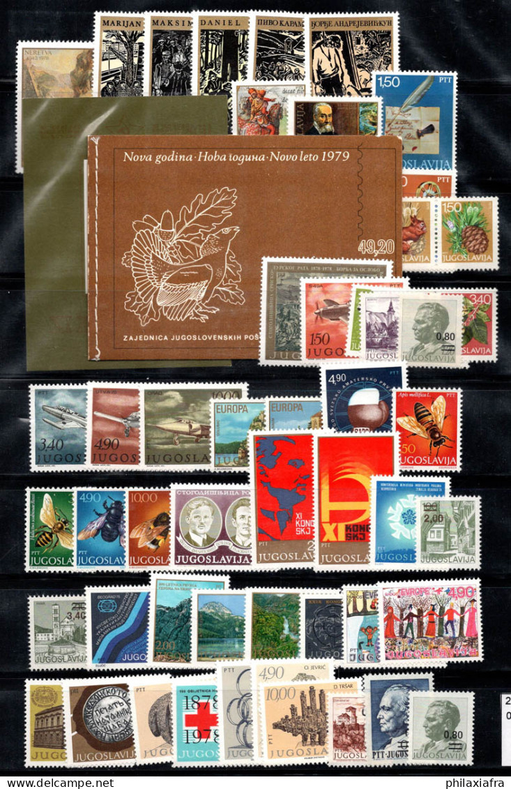 Yougoslavie 1978 Mi. 1714-1776 Neuf ** 100% Paysages, Art, Célébrités, Faune - Unused Stamps