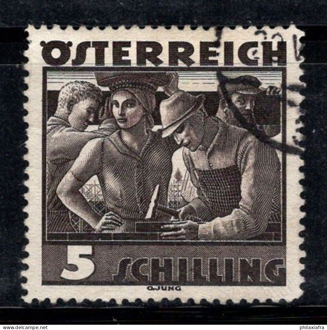 Autriche 1934 Mi. 587 Oblitéré 100% 5 S, Costumes Traditionnels - Used Stamps