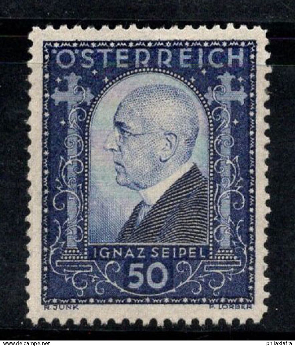 Autriche 1932 Mi. 544 Neuf * MH 100% 50 G, Célébrités, Seipel - Nuovi