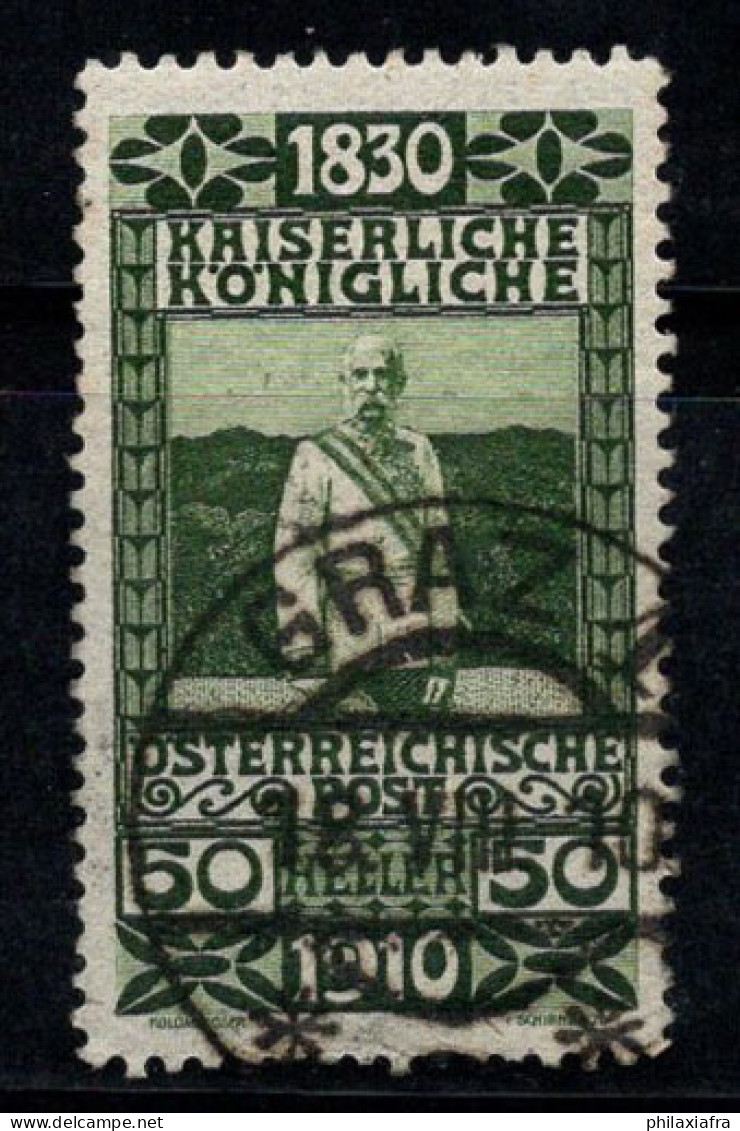 Autriche 1910 Mi. 172 Oblitéré 100% Célébrités, 50 H - Used Stamps