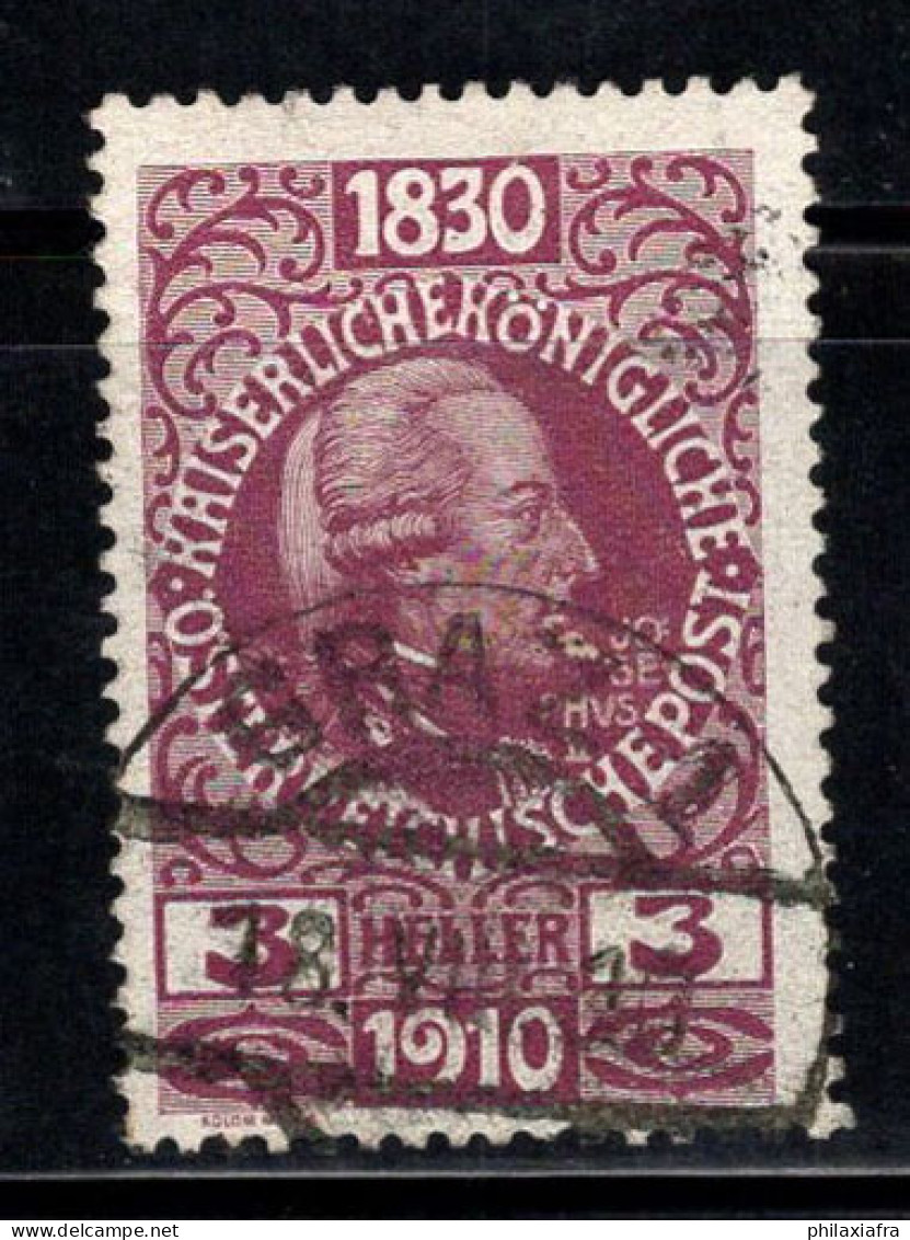 Autriche 1910 Mi. 163 Oblitéré 100% Célébrités, 3 H - Used Stamps