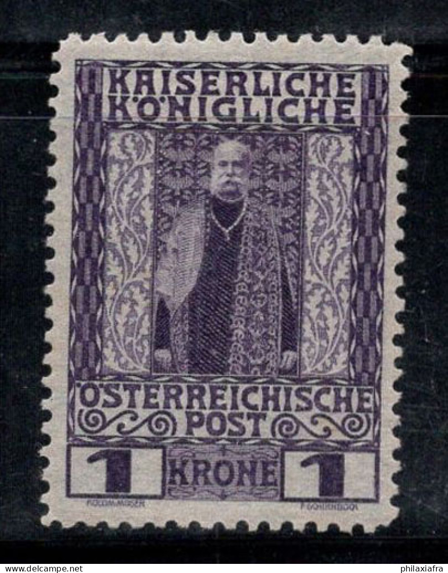 Autriche 1908 Mi. 153 Neuf * MH 100% 1 Kr, Franz Joseph - Unused Stamps