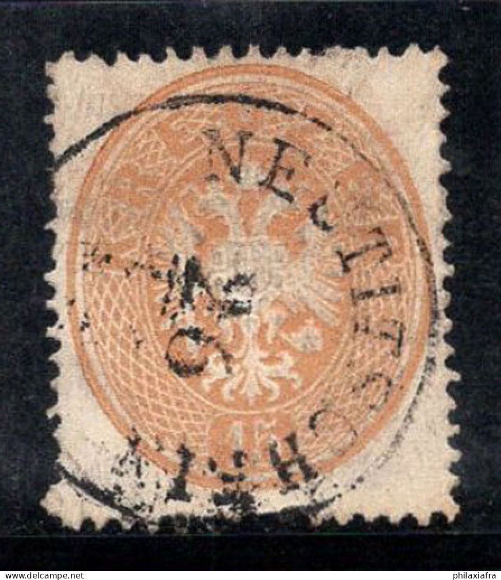 Autriche 1863 Mi. 28 Oblitéré 100% Armoiries, 15 Kr - Used Stamps