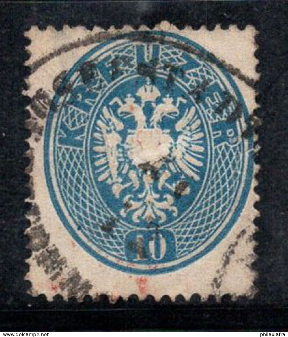 Autriche 1863 Mi. 27 Oblitéré 100% Armoiries, 10 Kr - Used Stamps
