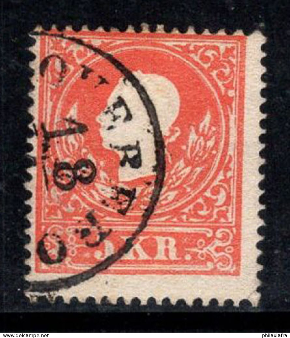 Autriche 1858 Mi. 13 I Oblitéré 100% 5 Kr, François-Joseph - Used Stamps