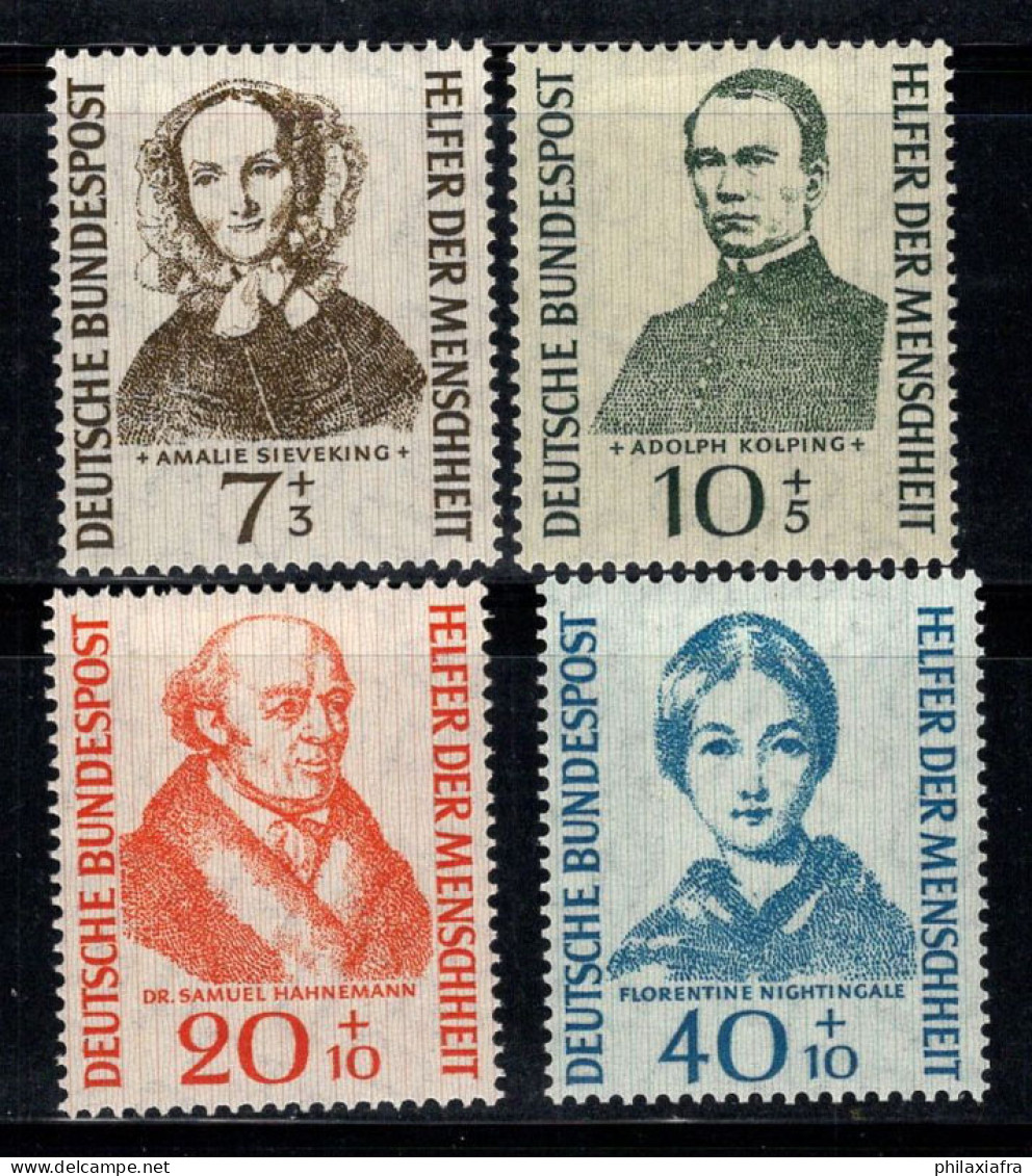 Allemagne Bund 1955 Mi. 222-225 Neuf * MH 100% Célébrités, Charité - Unused Stamps