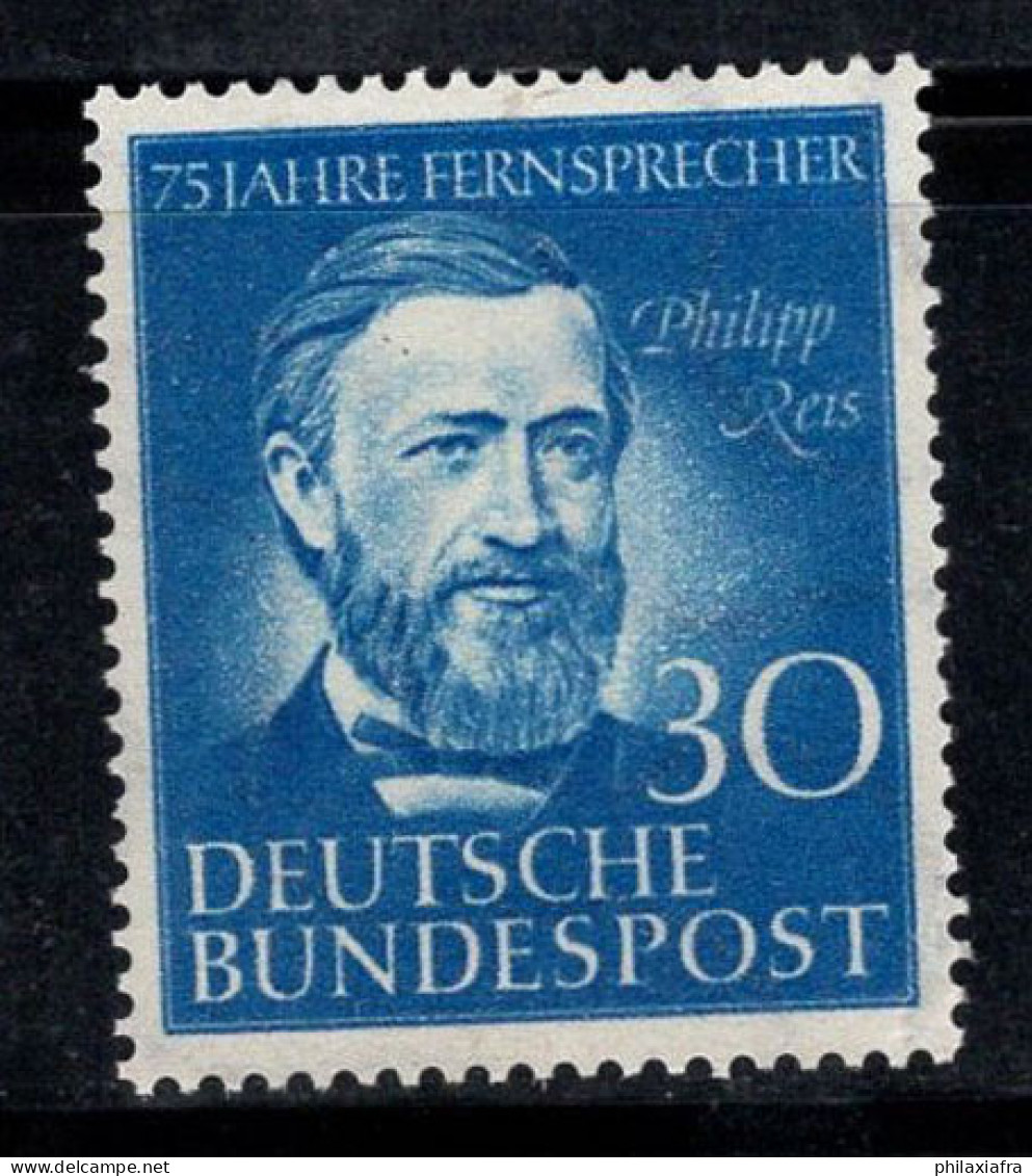 Allemagne Bund 1952 Mi. 161 Neuf * MH 100% 30 Pf, Reis - Unused Stamps