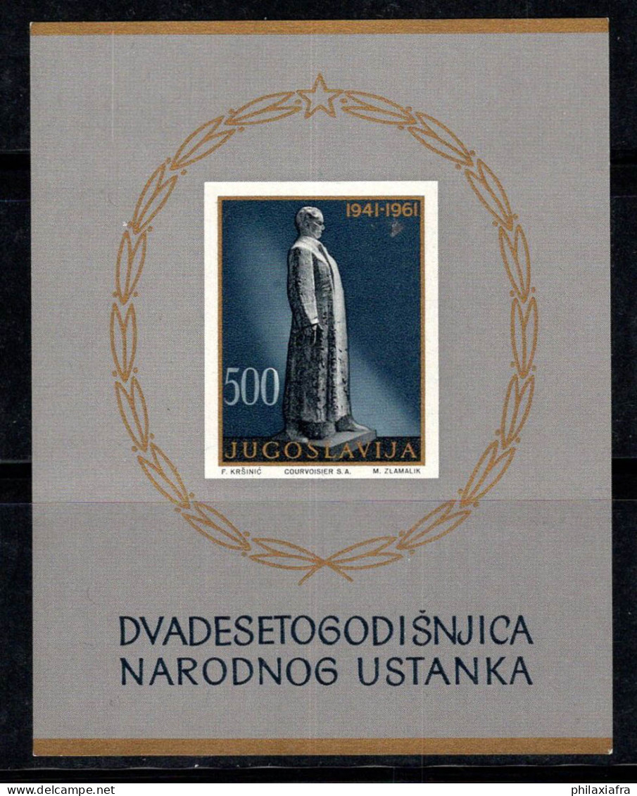 Yougoslavie 1951 Mi. Bl. 6 Bloc Feuillet 100% Neuf ** 500 D, Titus, Statue - Blokken & Velletjes