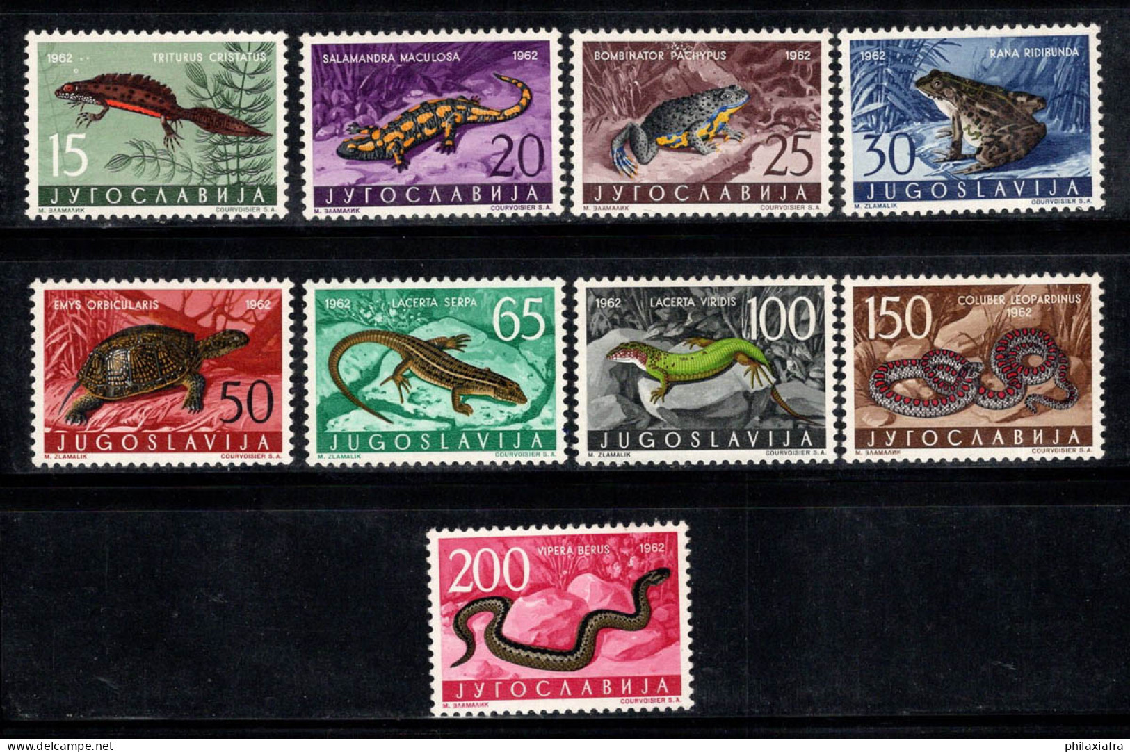 Yougoslavie 1962 Mi. 1007-1015 Neuf ** 100% Faune, Animaux - Unused Stamps