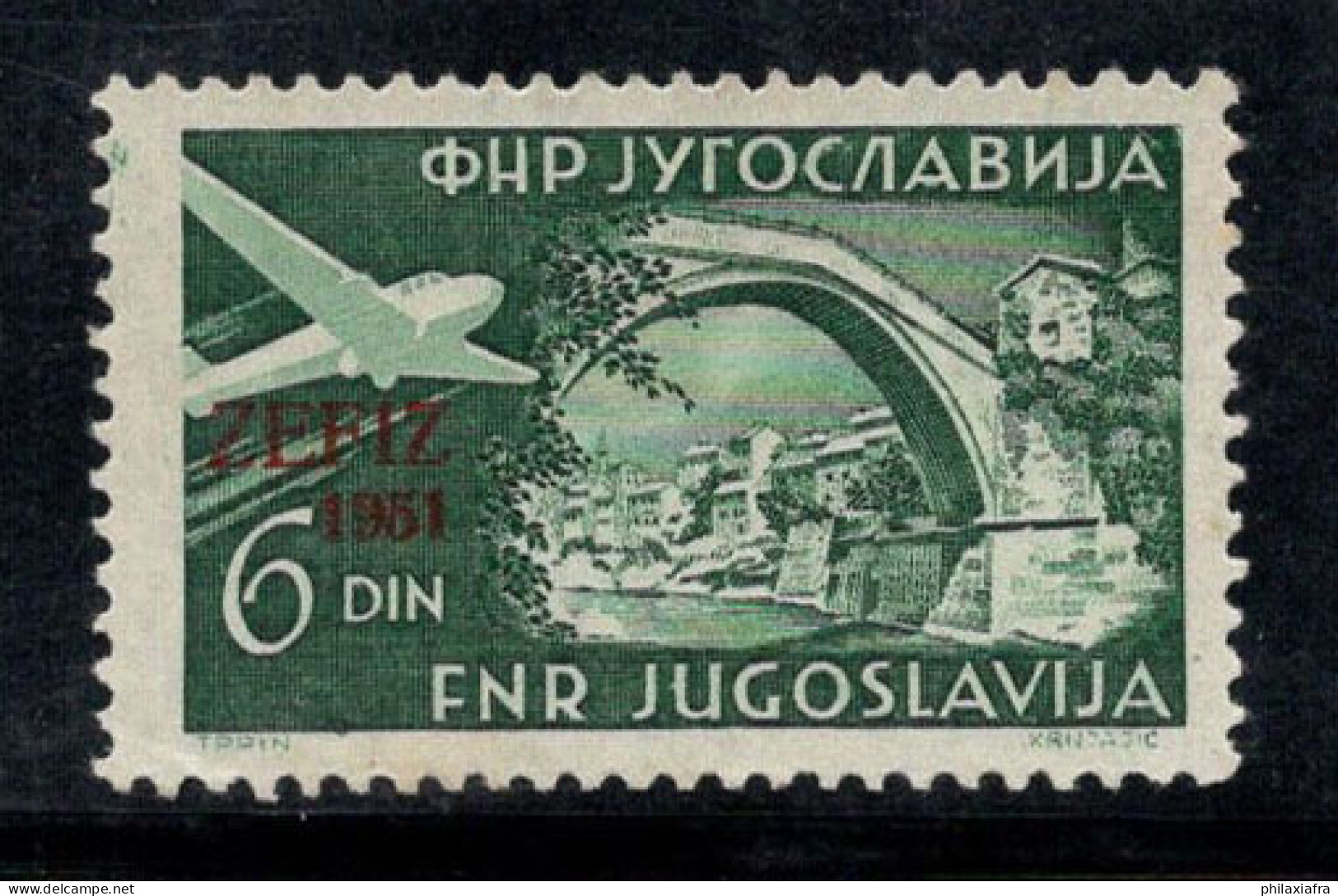 Yougoslavie 1951 Mi. 653 Neuf ** 100% Poste Aérienne 6 D, Aéronefs - Airmail