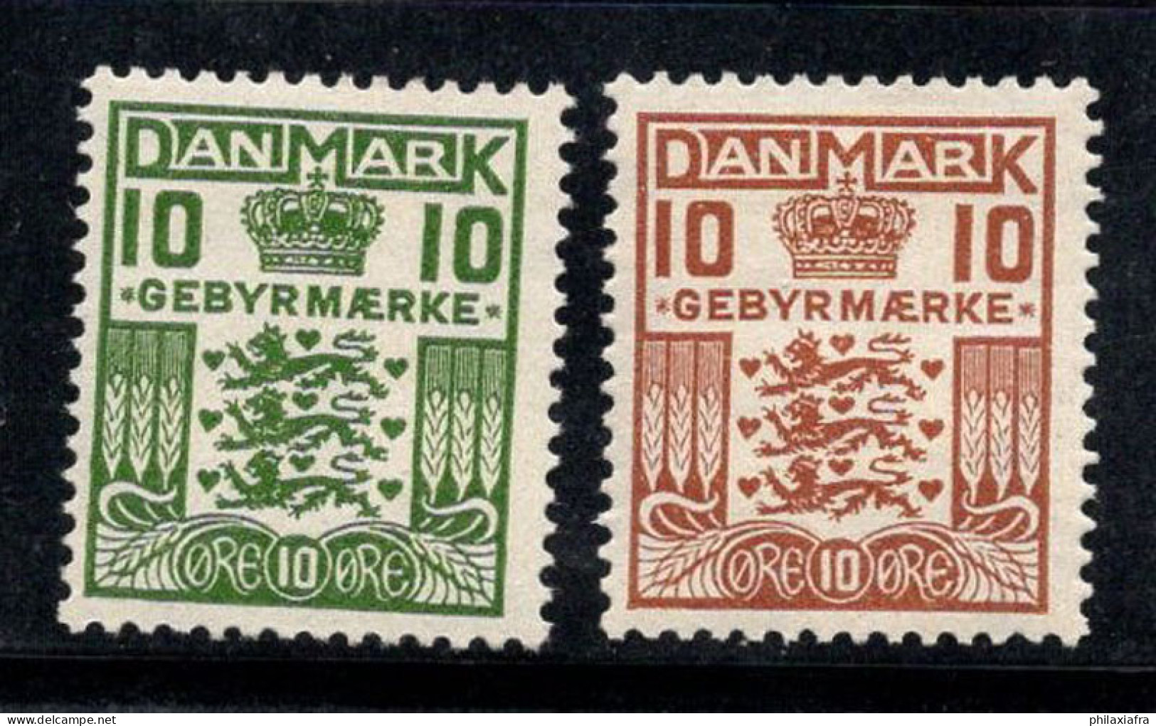 Danemark 1926 Mi. 15-16 Neuf * MH 100% Service - Dienstzegels