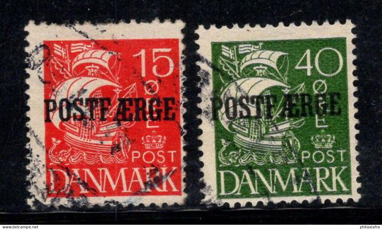Danemark 1927 Mi. 12, 14 Oblitéré 100% Colis Postaux - Colis Postaux