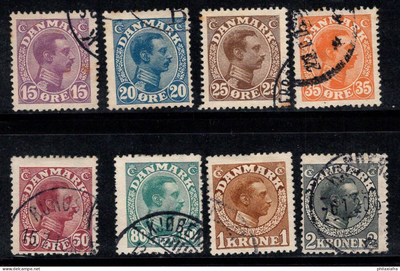 Danemark 1913 Mi. 69 Oblitéré 100% Roi Christian X - Used Stamps