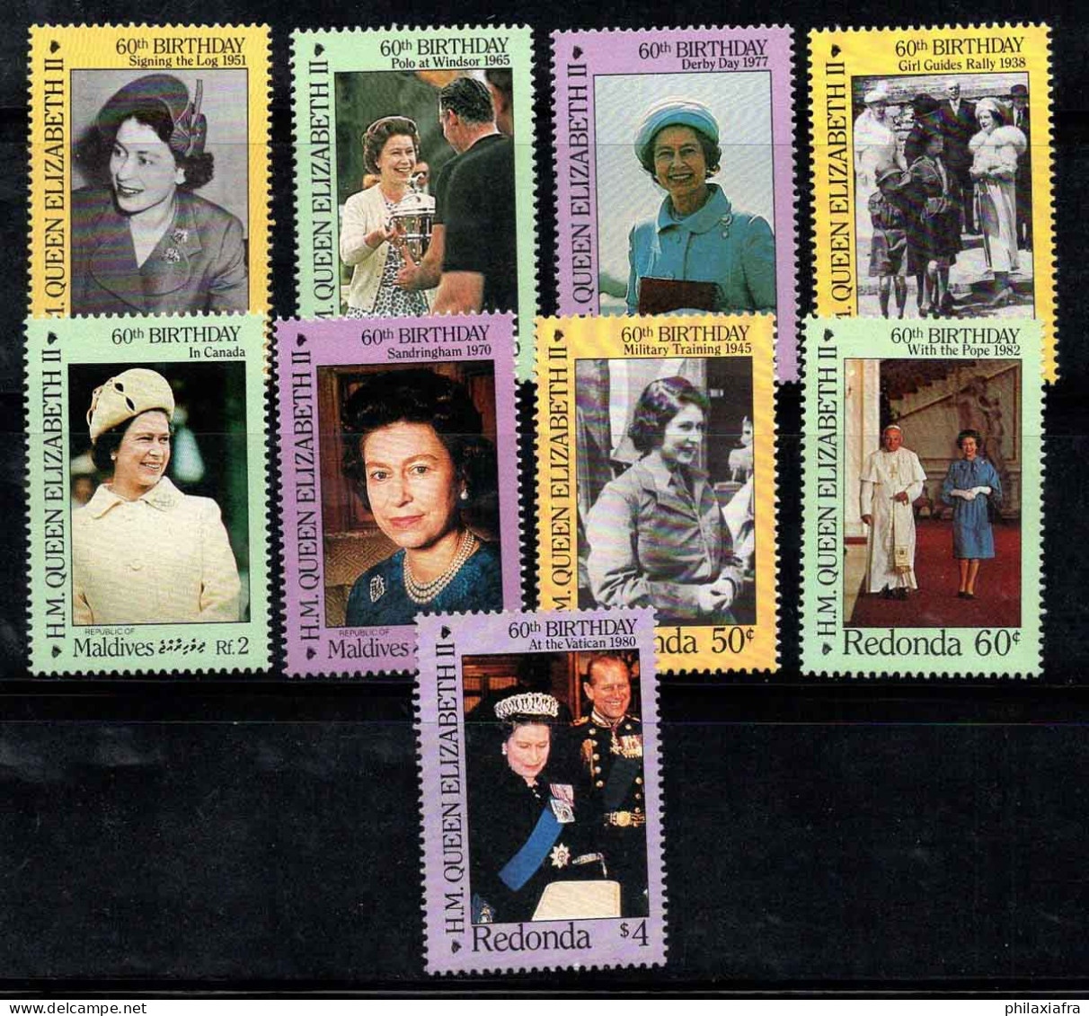La Reine Élisabeth II 1986 Neuf ** 100% Débat Télévisé - Berühmte Frauen