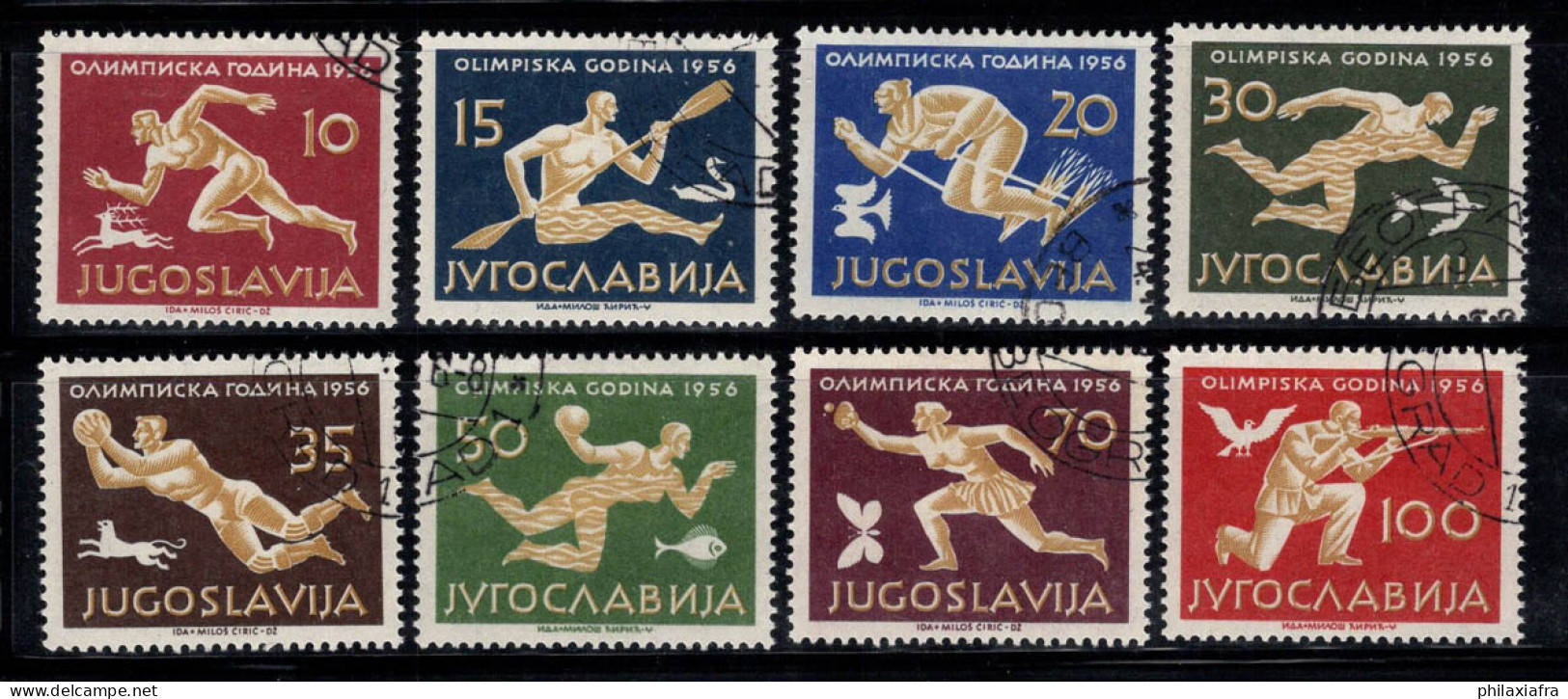 Yougoslavie 1956 Mi. 804-811 Oblitéré 100% Jeux Olympiques - Usati