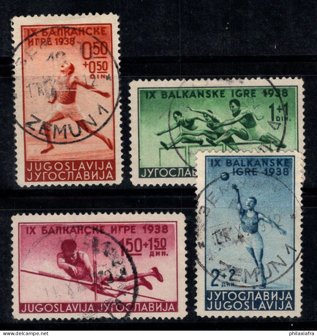 Yougoslavie 1938 Mi. 362-365 Oblitéré 100% SPORT - Used Stamps
