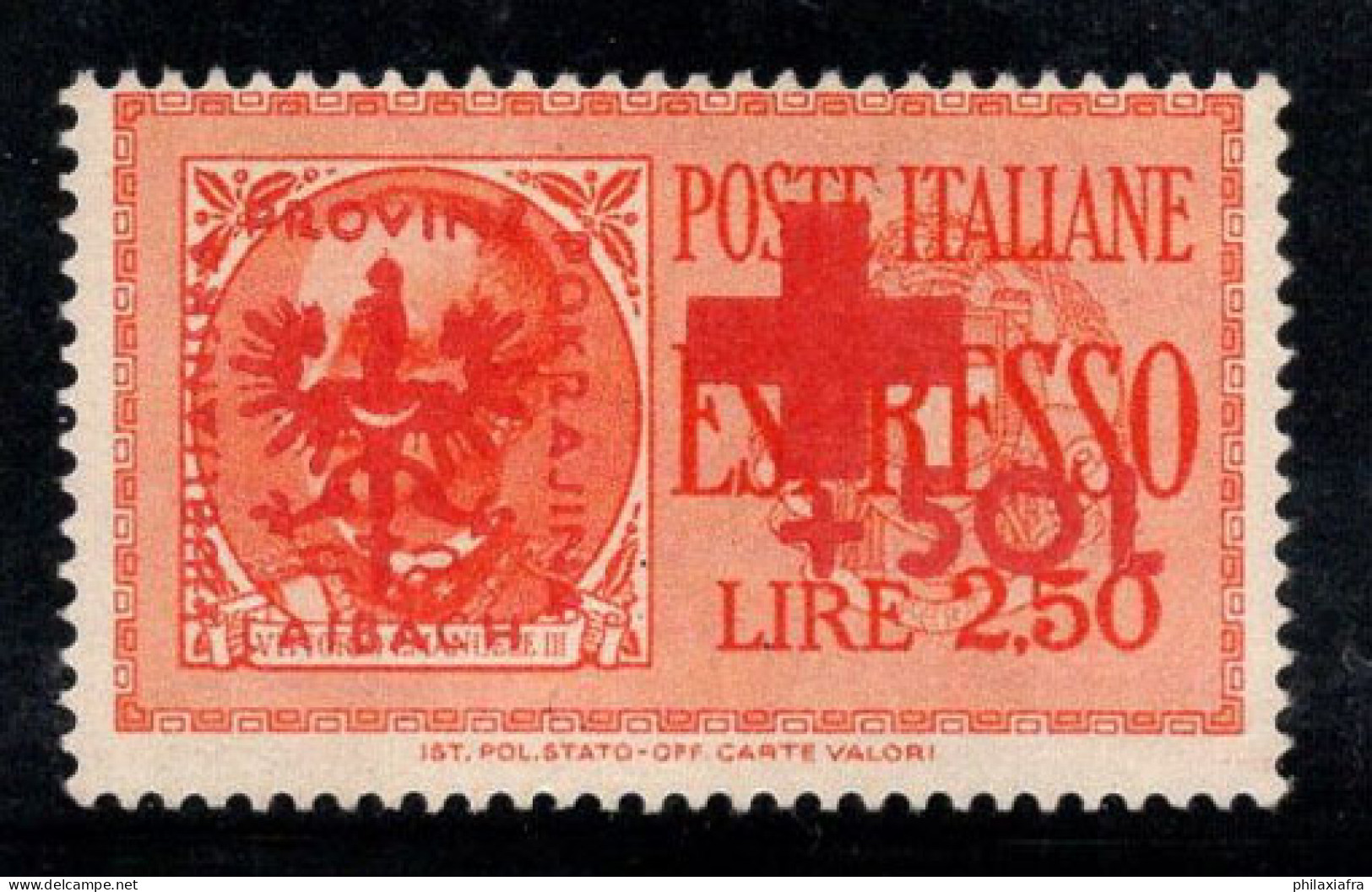 Ljubljana 1944 Sass. 34 Neuf ** 60% Croix-Rouge, 1,25 - Deutsche Bes.: Lubiana