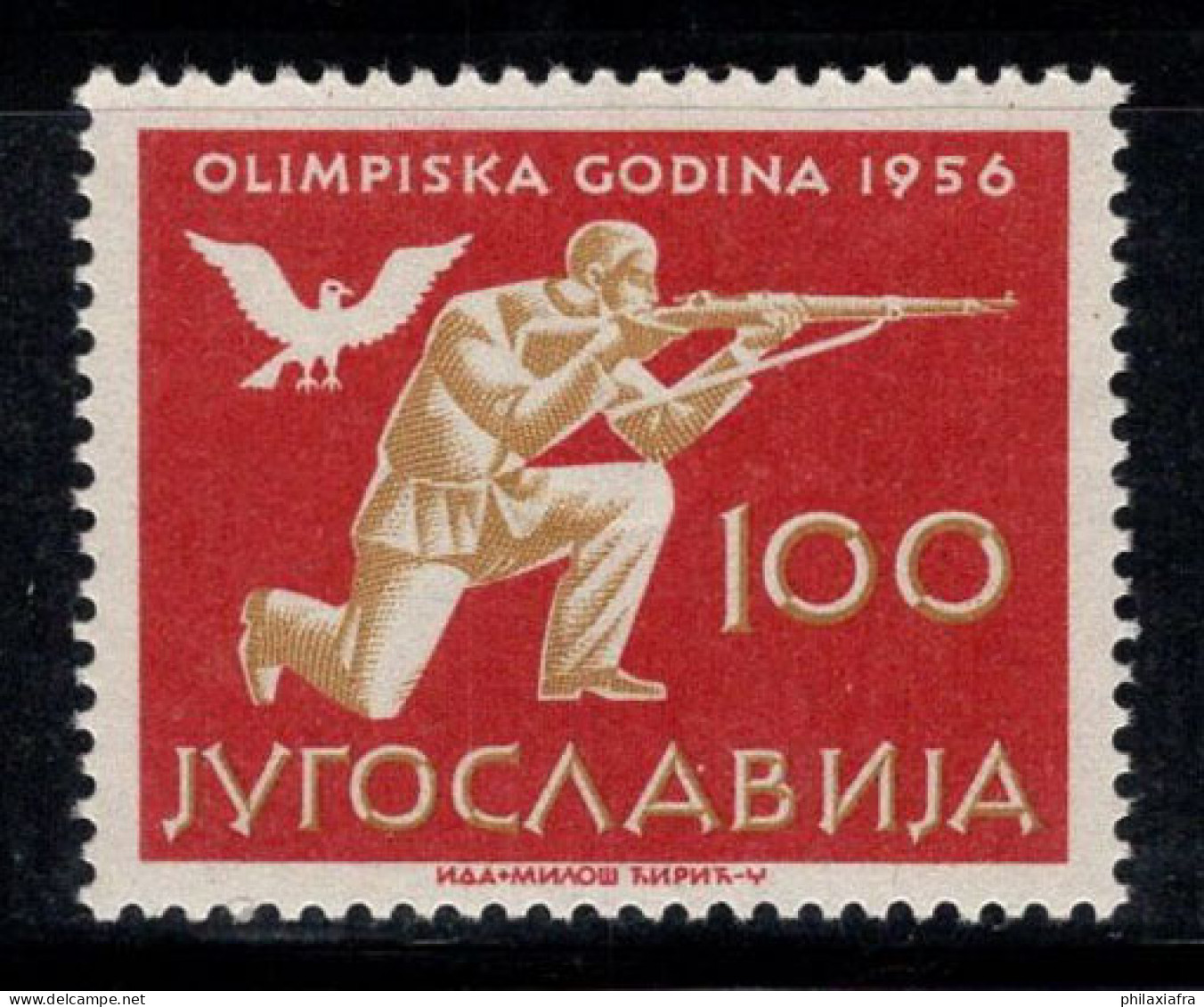 Yougoslavie 1956 Mi. 811 Neuf ** 100% Jeux Olympiques, 100 D - Ongebruikt