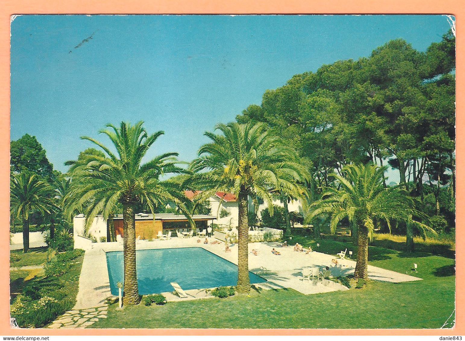 Ppgf/ CPSM Grand Format - ALPES MARITIMES - CAP D'ANTIBES - "LA RÉSIDENCE DU CAP" - PISCINE ET BAR - - Cap D'Antibes - La Garoupe