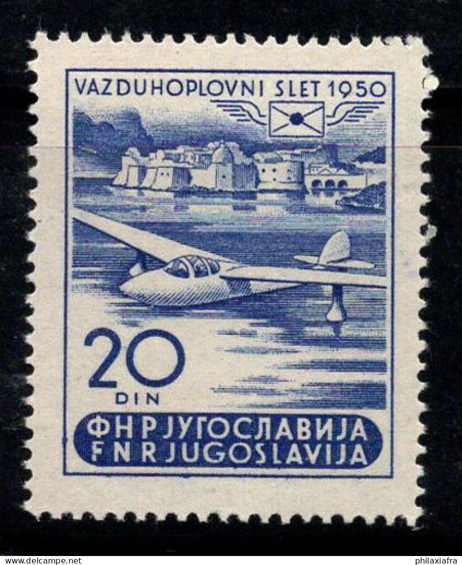 Yougoslavie 1950 Mi. 615 Neuf ** 100% 20 Din, Avion Poste Aérienne - Airmail