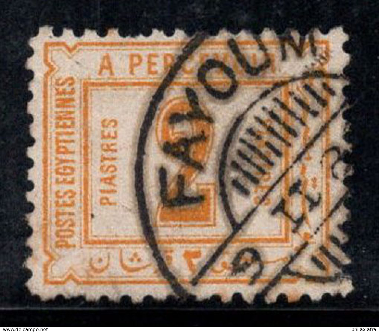 Égypte 1888 Mi. 13 Oblitéré 40% 2 P Timbre-taxe - 1866-1914 Khedivato Di Egitto