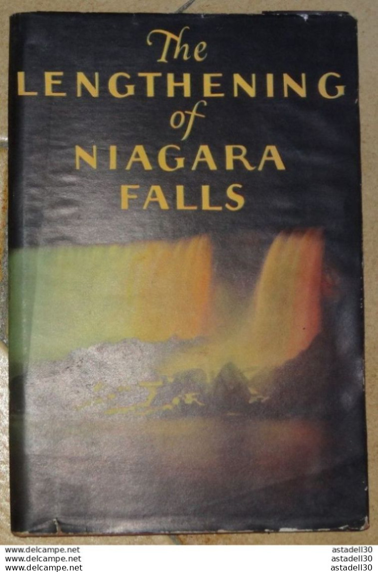 CANADA : The Lengthening Of NIAGARA Falls (in English), 1930's .........Caisse-40 - Dépliants Turistici