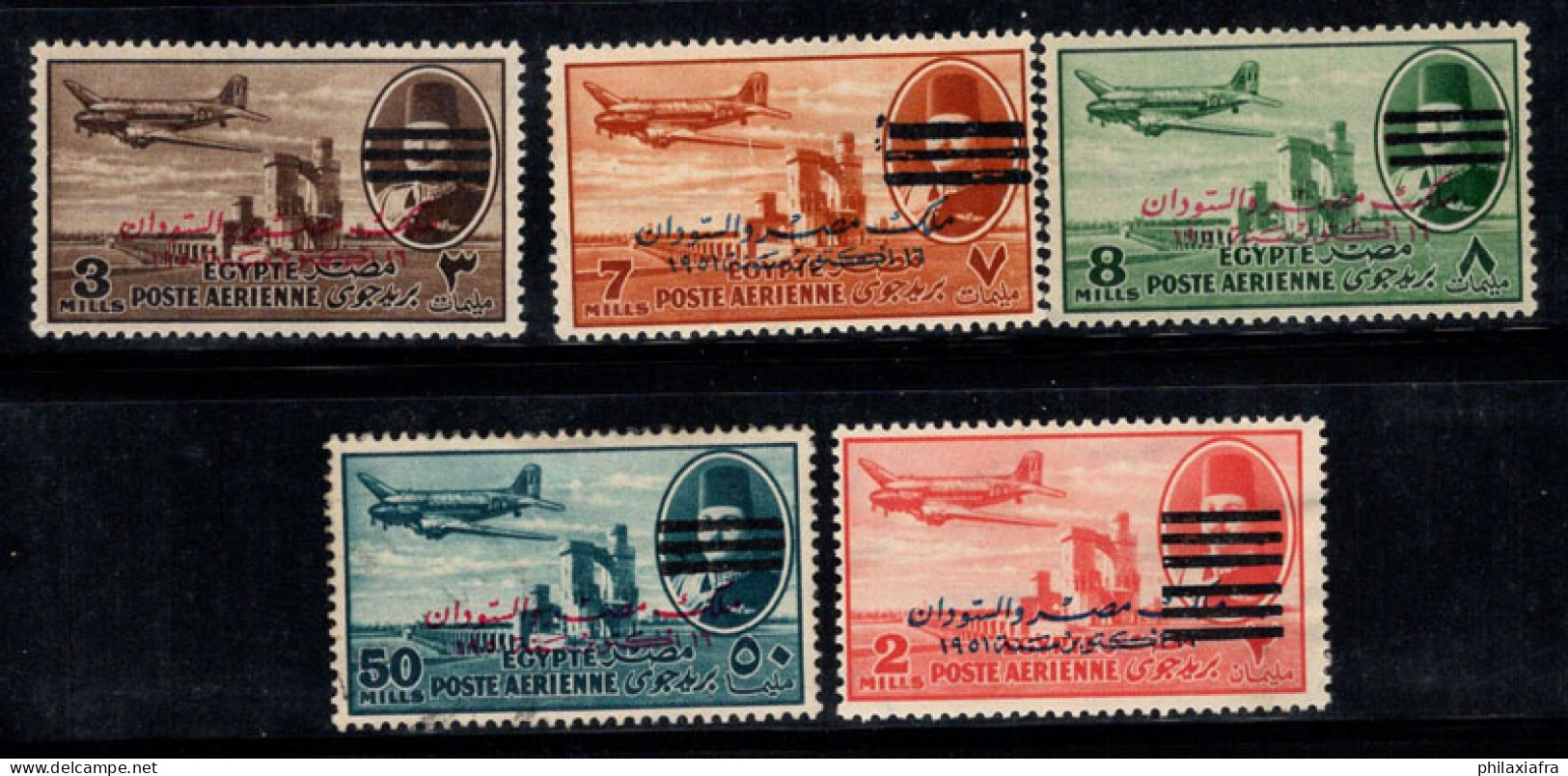 Égypte 1953 Neuf * MH 100% Poste Aérienne Surimprimé - Poste Aérienne
