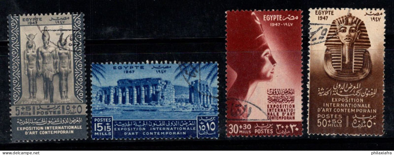 Égypte 1947 Mi. 301-304 Oblitéré 100% Art, Culture - Usati