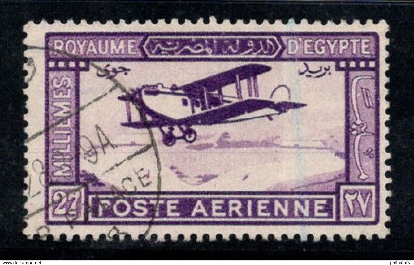 Égypte 1926 Mi. 103 Oblitéré 80% Poste Aérienne 27 M, AVION - Luftpost