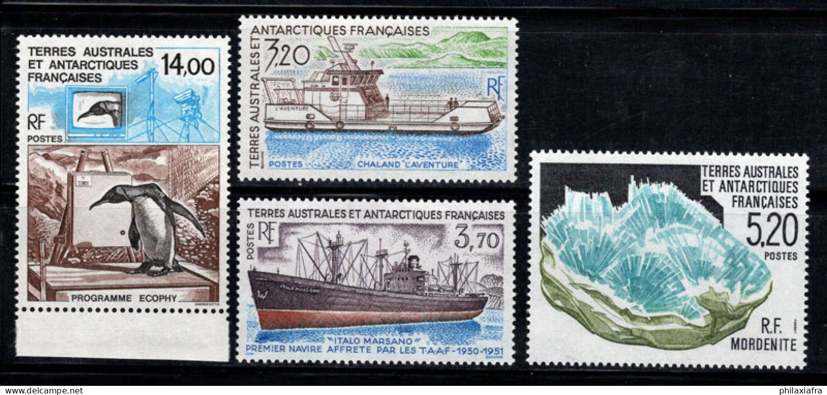 Territoire Antarctique Français TAAF 1991-93 Mi. 271,276,306-07 Neuf ** 100% Navires, Minéraux, Pingouins - Unused Stamps