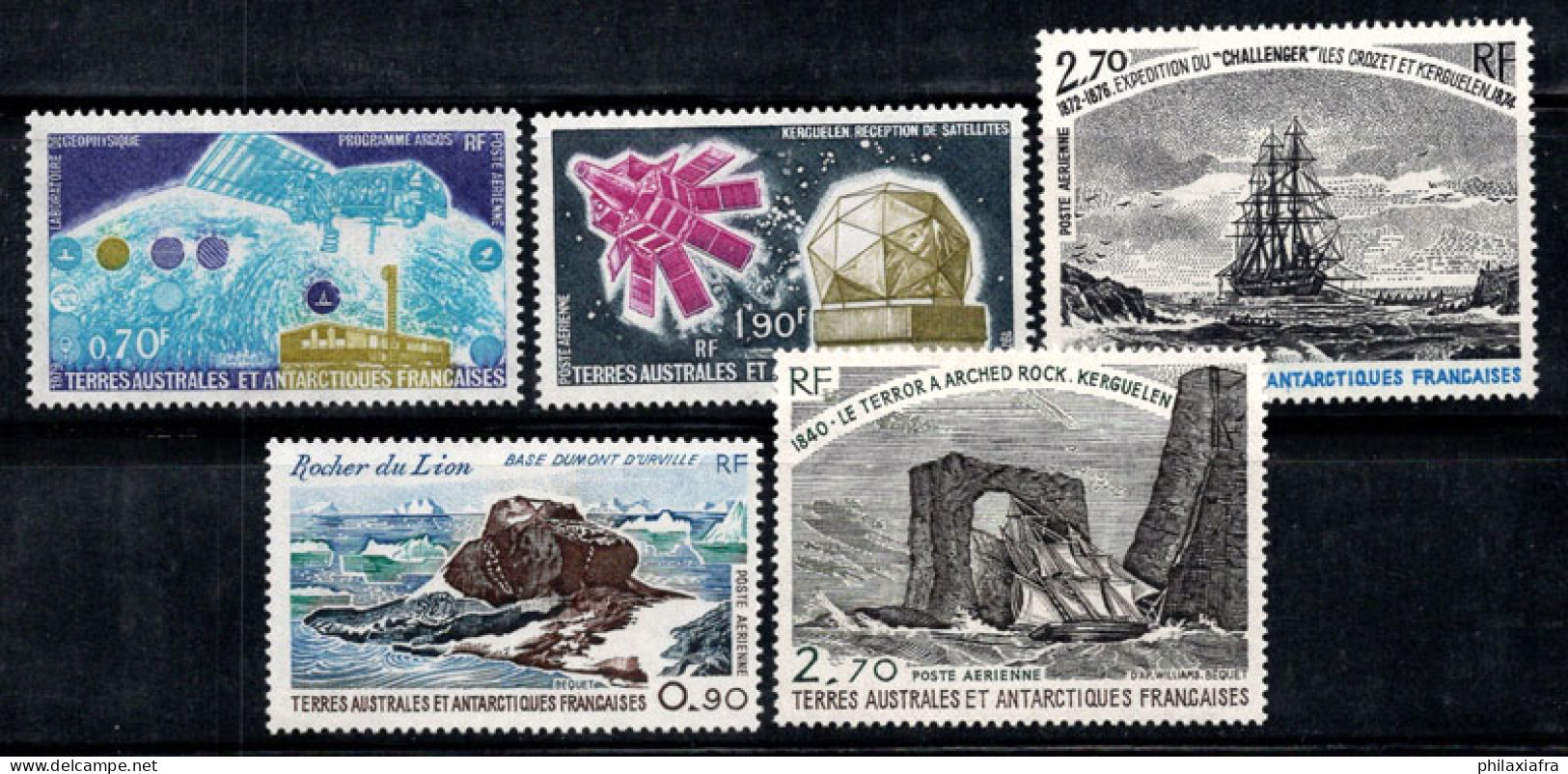 Territoire Antarctique Français TAAF 1979-80 Neuf ** 100% Poste Aérienne Satellites,Voilier,Paysages - Neufs