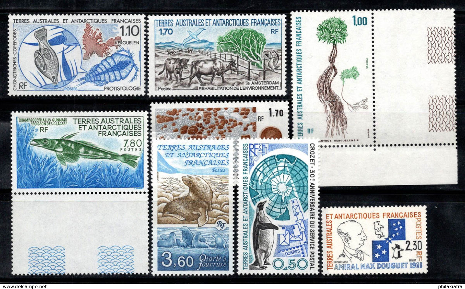 Territoire Antarctique Français TAAF 1990-92 Neuf ** 100% Animaux, Plantes, Explorateurs, Pingouin - Unused Stamps