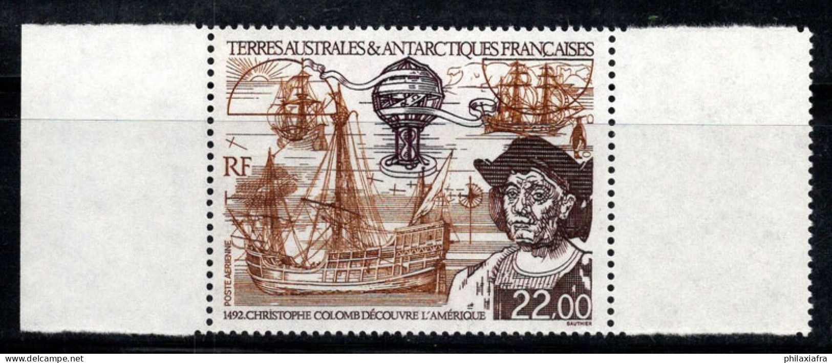 Territoire Antarctique Français TAAF 1992 Mi. 291 Neuf ** 100% Poste Aérienne 22.00 (Fr), C.Colombo - Unused Stamps