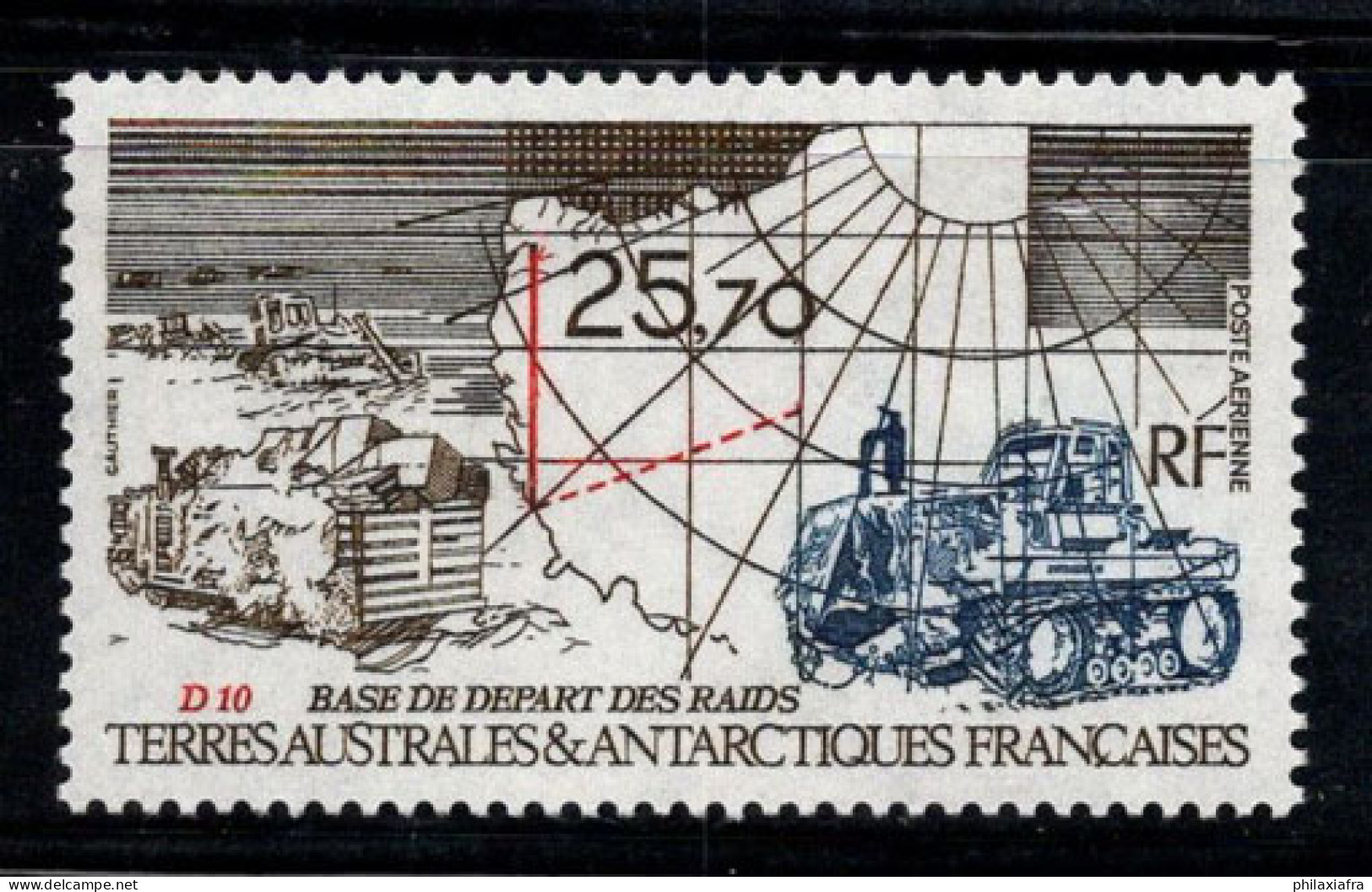 Territoire Antarctique Français TAAF 1993 Mi. 310 Neuf ** 100% Poste Aérienne 25.70 (Fr), Véhicule à Chenilles, Base D10 - Unused Stamps